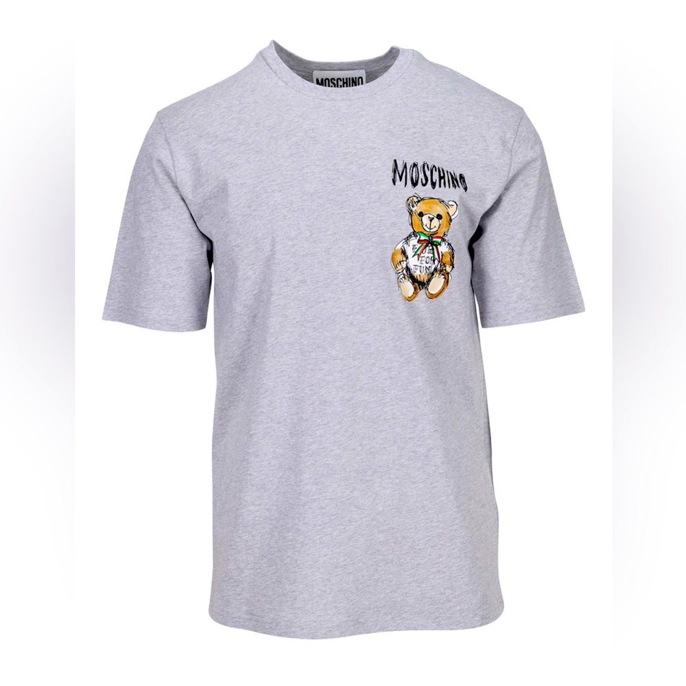 Moschino Gray T-Shirt Teddy Bear nwt